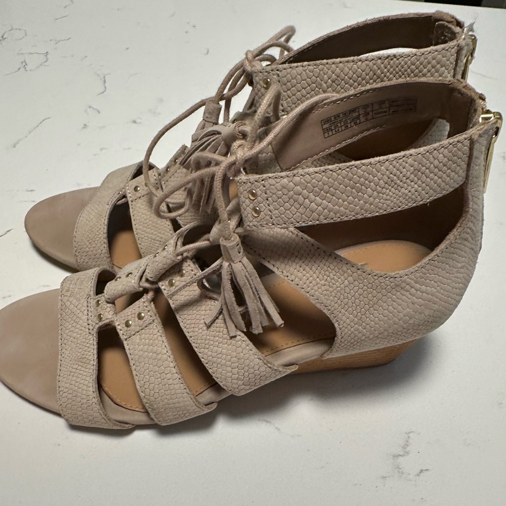 UGG Beige Ankle Booties